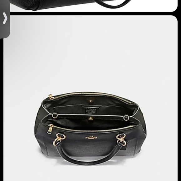 Coach Large Brooke Crossgrain Leather Carry All Satchel Handbag 25926 … - Picture 3 of 14